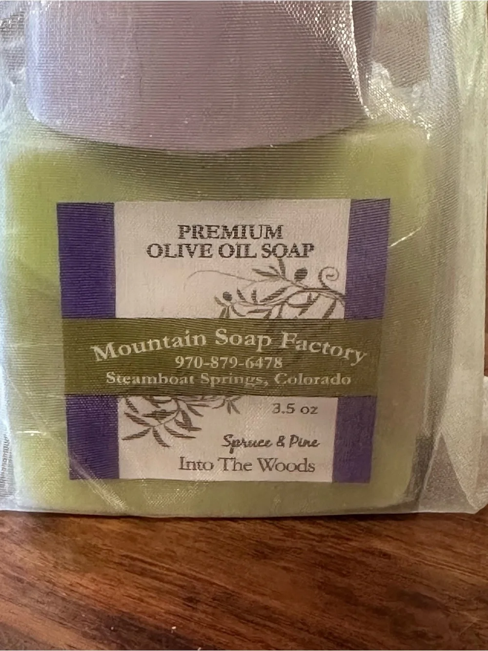 NWT - Mountain Soap Factory Premium Olive Oil Bar Soap Sampler